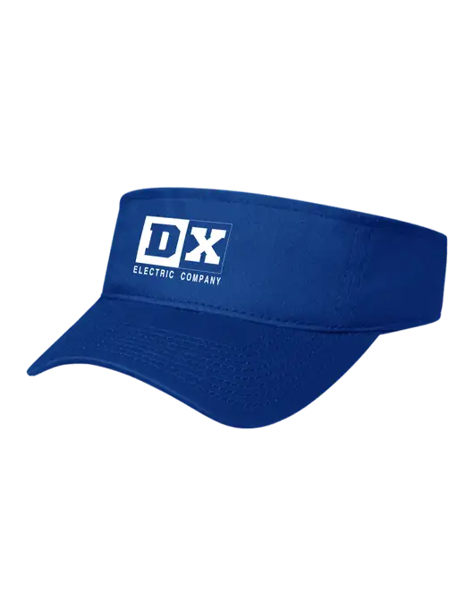 Royal Cap Visor w/DX Logo