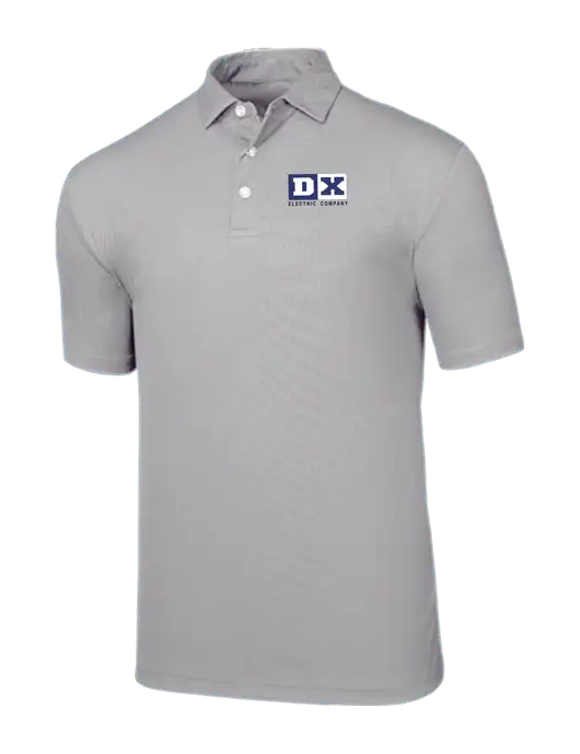 Callaway Birdseye Light Grey Polo w/DX Logo