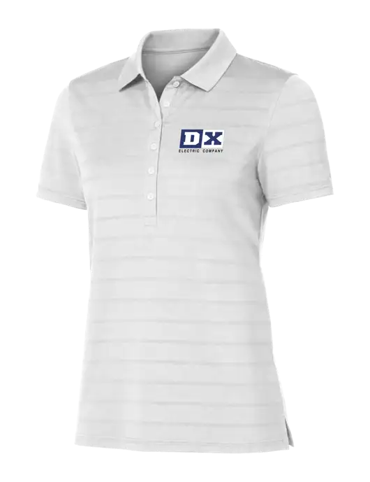 Callaway Womens Bright White Ventilated Polo w/DX Logo
