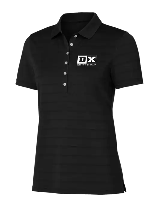 Callaway Womens Black Ventilated Polo w/DX Logo