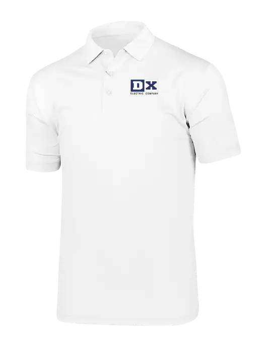 Callaway Vibrant Bright White Ventilated Polo w/DX Logo