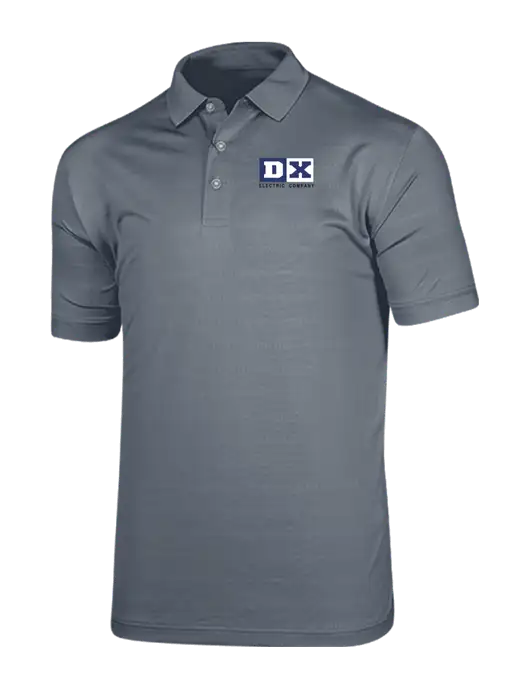 Callaway Vibrant Light Grey Ventilated Polo w/DX Logo