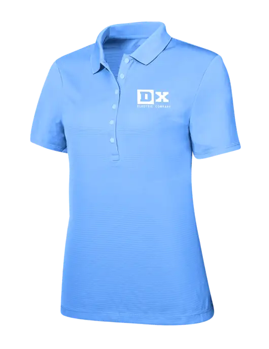 Callaway Womens Ottoman Light Blue Polo w/DX Logo