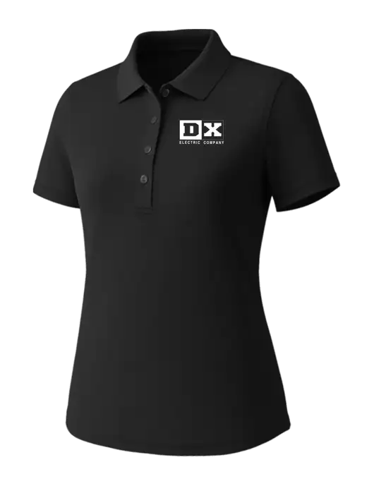 Callaway Womens Core Black Performance Polo w/DX Logo