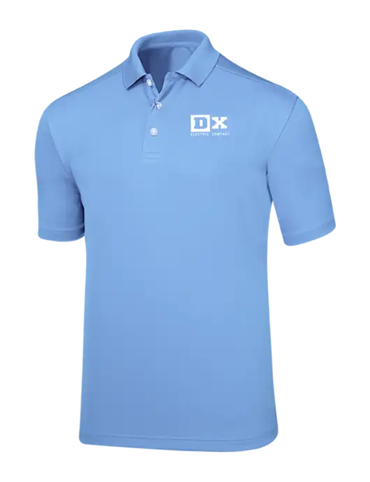 Callaway Core Light Blue Performance Polo w/DX Logo