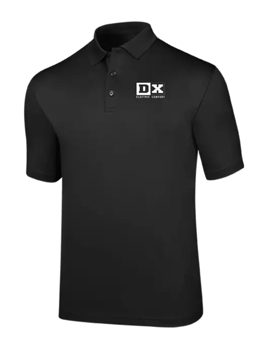 Callaway Opti-Dri Black Chev Polo w/DX Logo