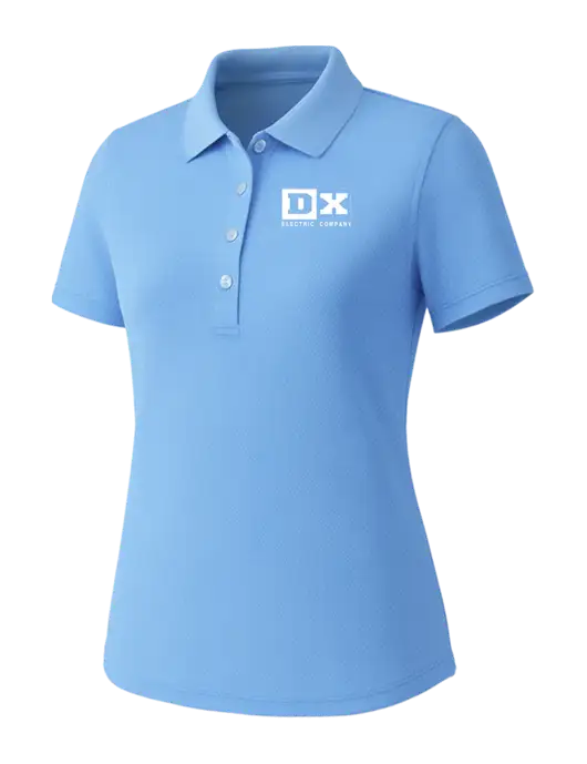 Callaway Womens Core Light Blue Performance Polo w/DX Logo