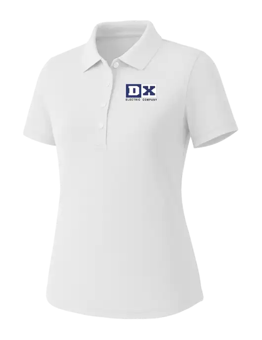 Callaway Womens Core Bright White Performance Polo w/DX Logo