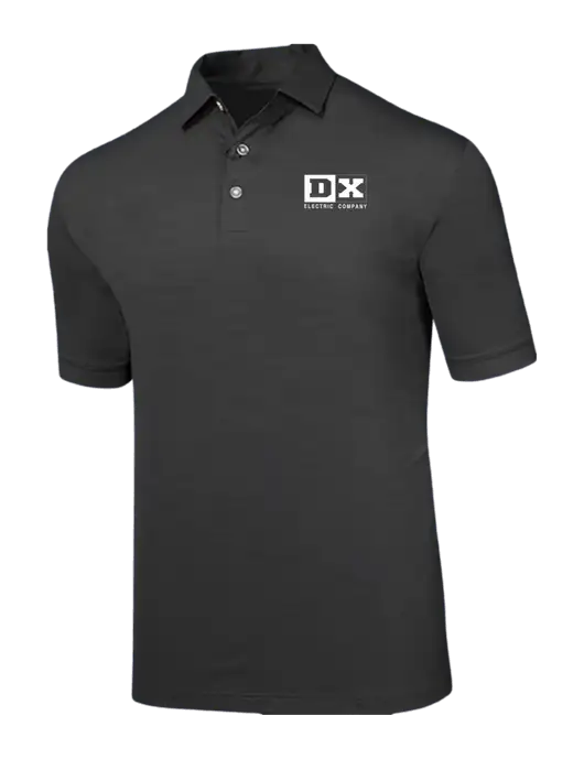 Callaway Black Fashion Tonal Polo w/DX Logo
