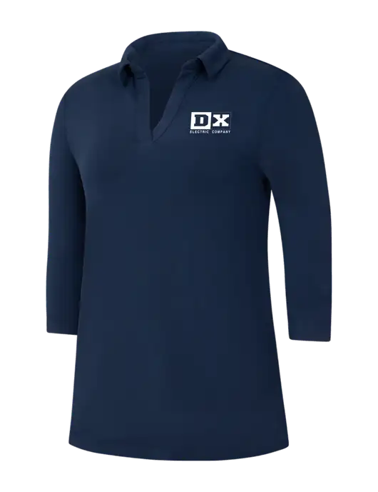 Navy Womens Luxe Knit Tunic w/DX Logo