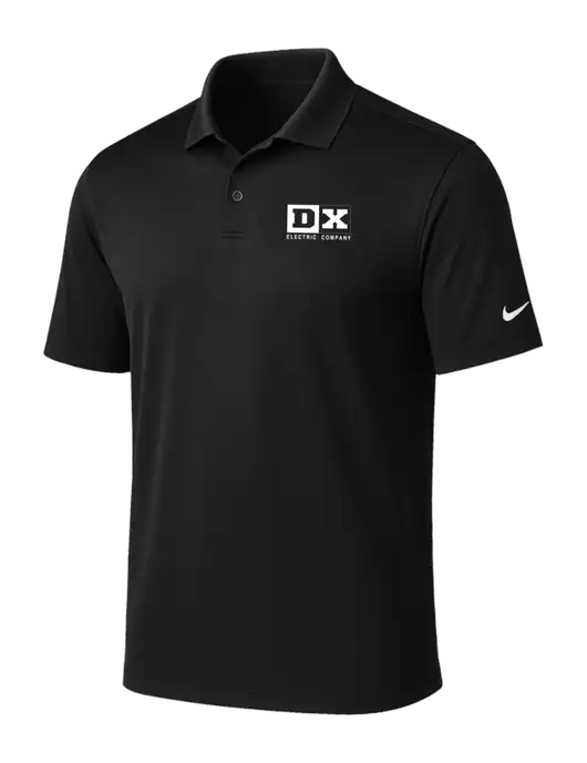 NIKE Black Victory Solid Polo w/DX Logo