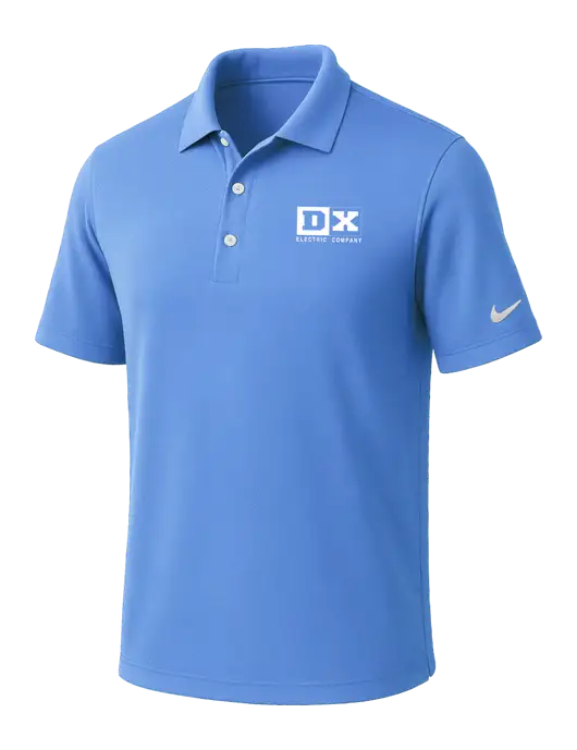 NIKE Carolina Blue Dri-Fit Micro Pique Polo w/DX Logo