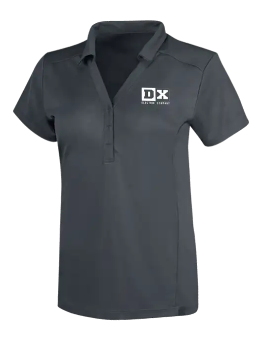 OGIO Dark Grey Womens Framework Polo w/DX Logo