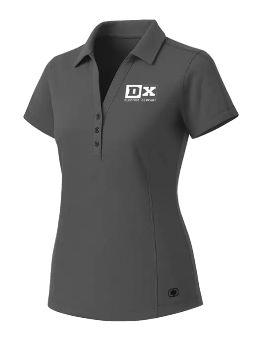 OGIO Womens Medium Grey ONYX Polo w/DX Logo