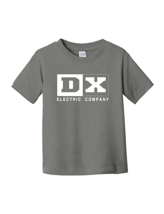 Rabbit Skins Charcoal Toddler Fine Jersey Tee w/DX Logo