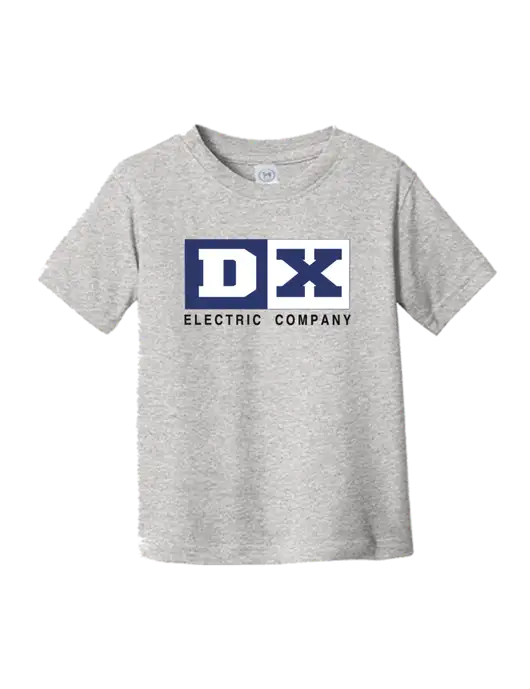Rabbit Skins Light Grey Heather Toddler Fine Jersey Tee w/DX Logo
