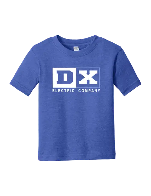Rabbit Skins Vintage Royal Toddler Fine Jersey Tee w/DX Logo