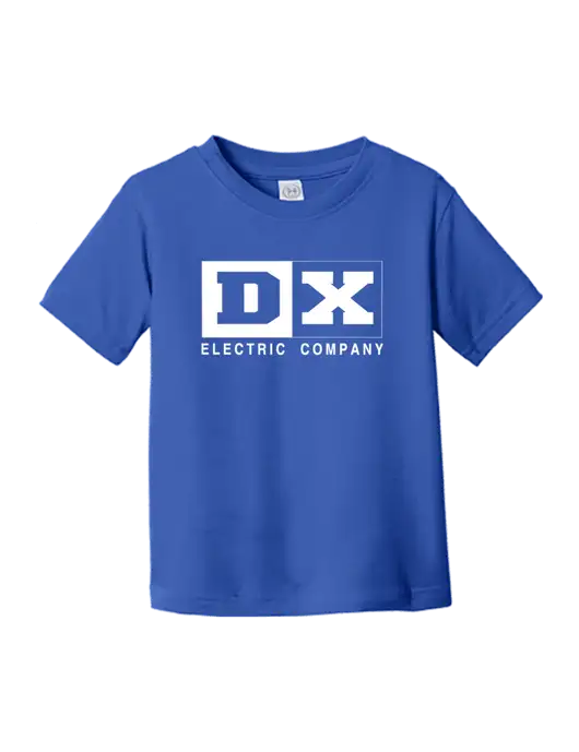 Rabbit Skins Royal Toddler Fine Jersey Tee w/DX Logo