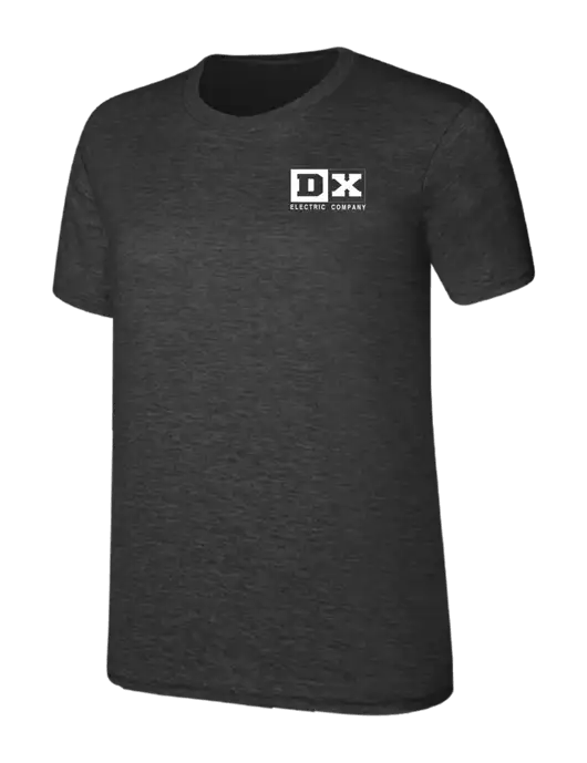 Womens Ring Spun Dark Heather Grey 4.5 oz T-Shirt w/DX Logo