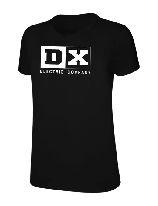 Womens Ring Spun Jet Black 4.5 oz T-Shirt w/DX Logo