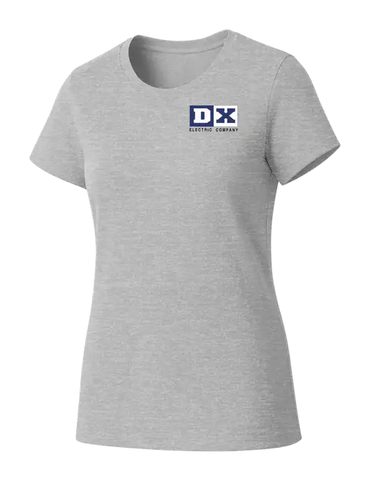 Womens Seriously Soft Light Heathered Grey T-Shirt w/DX Logo