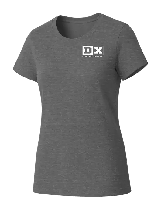 Womens Seriously Soft Grey Frost T-Shirt w/DX Logo