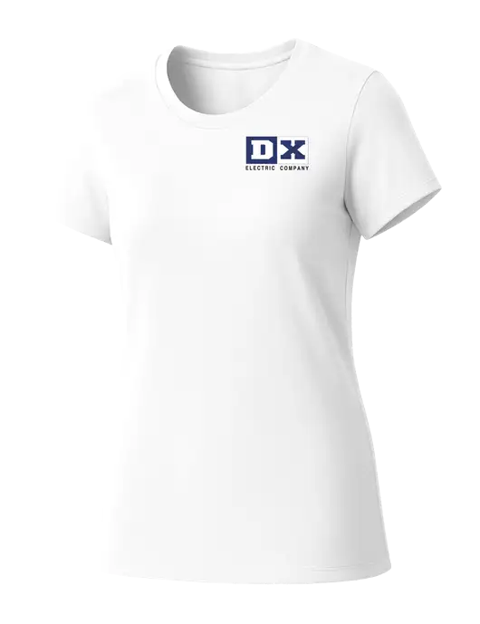 Womens Seriously Soft White T-Shirt w/DX Logo