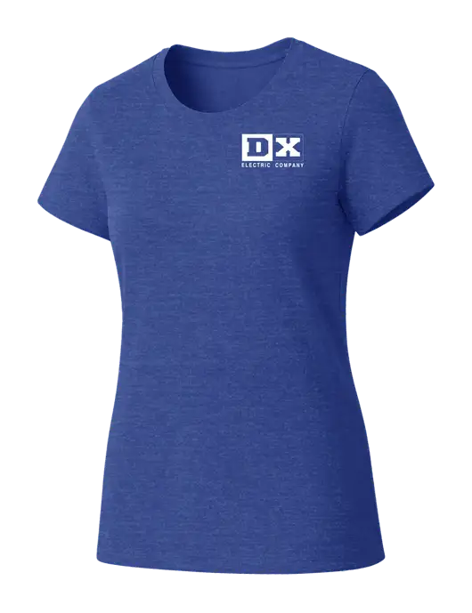 Womens Seriously Soft Royal Frost T-Shirt w/DX Logo