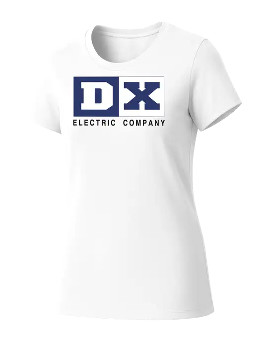 Womens Seriously Soft White T-Shirt w/DX Logo