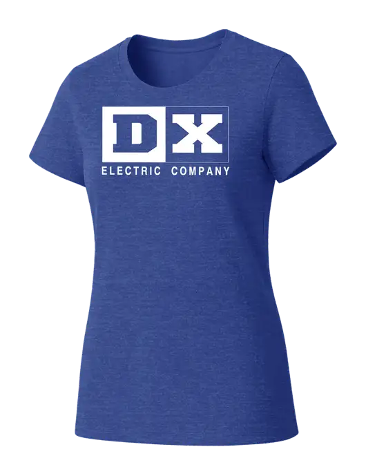 Womens Seriously Soft Royal Frost T-Shirt w/DX Logo