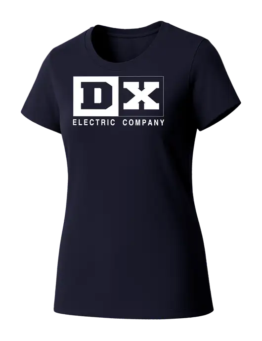 Womens Seriously Soft New Navy T-Shirt w/DX Logo