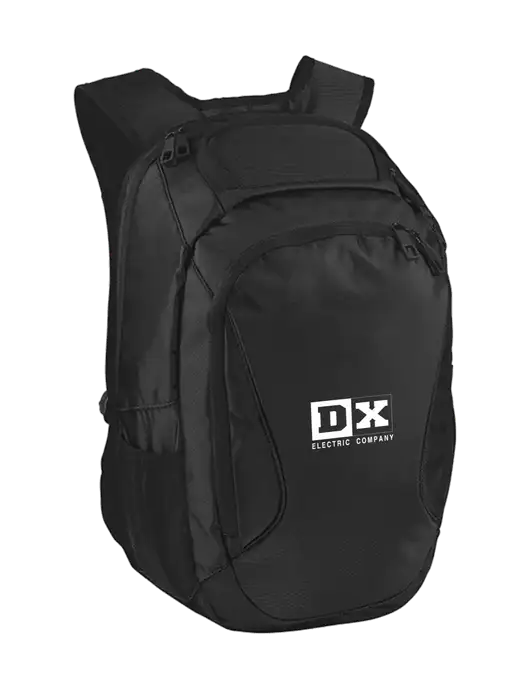 Stealth Black Laptop Backpack w/DX Logo