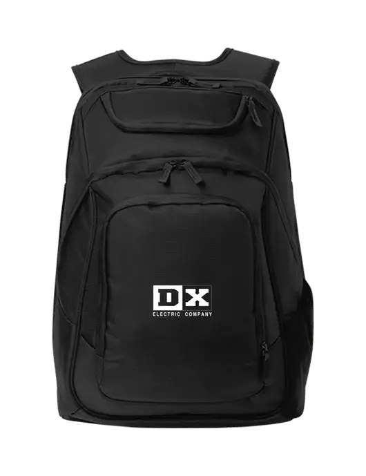 Executive Black Laptop Backpack w/DX Logo