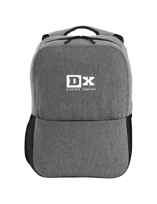 Access Square Laptop Graphite Heather/Black Backpack w/DX Logo
