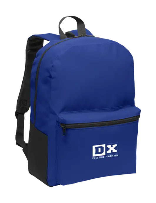 Casual Twilight Blue Lightweight Laptop Backpack w/DX Logo