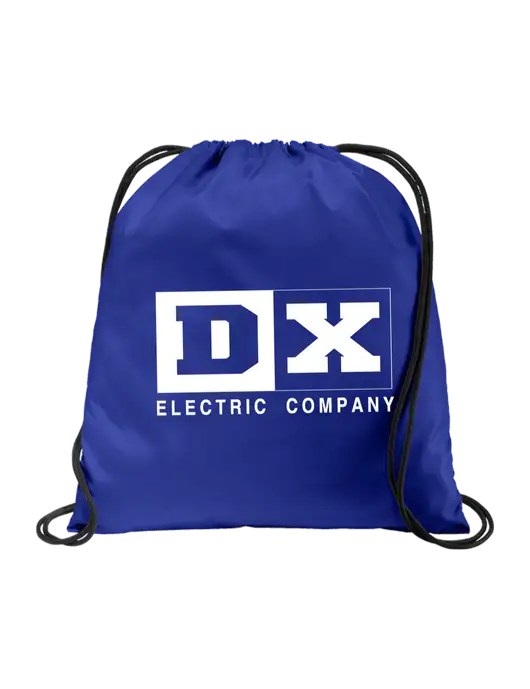 Drawstring  Royal Cinch Pack w/DX Logo