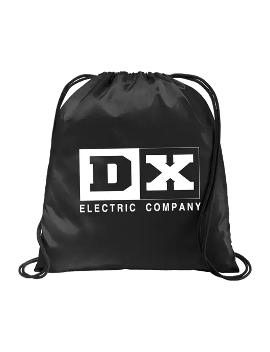 Drawstring  Black Cinch Pack w/DX Logo