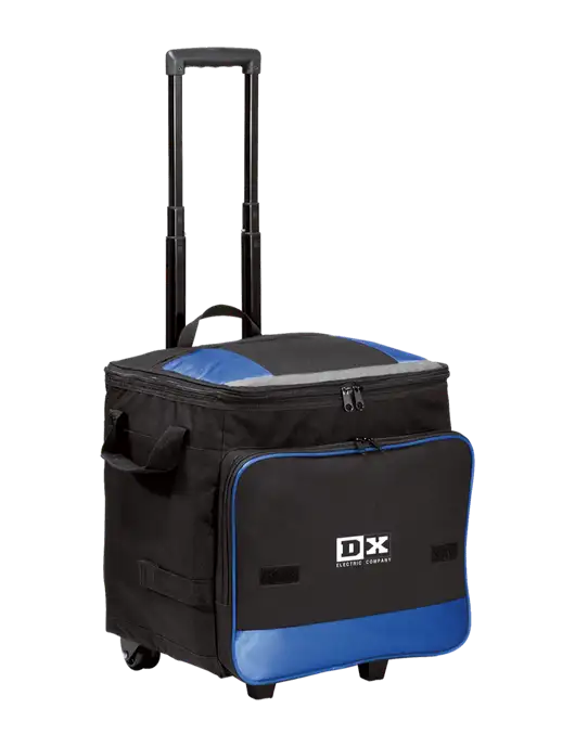 Twilight Blue Rolling Cooler w/DX Logo