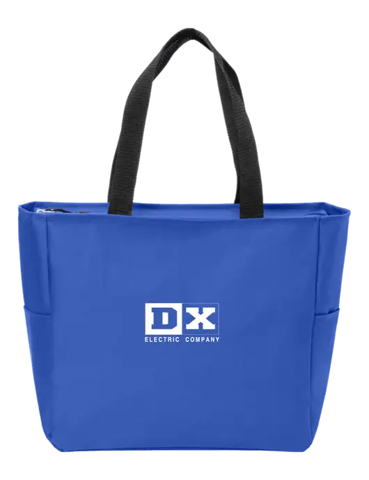 Everyday True Royal Zip Tote  w/DX Logo