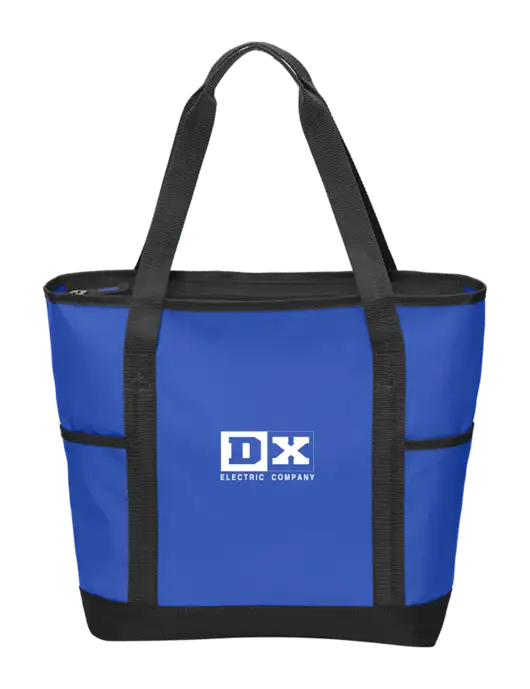 On the Go Royal/Black Tote w/DX Logo