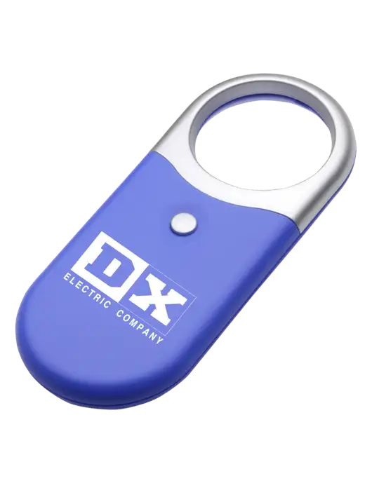 Compact Blue Magnifier Light w/DX Logo