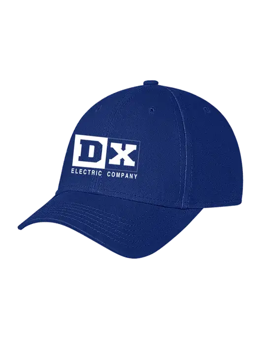 Royal Structured Soft Snap Closure Hook & Loop Cap w/DX Logo