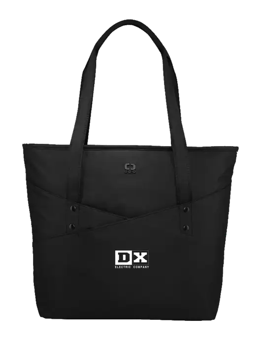 OGIO Black Downtown Tote 
 w/DX Logo