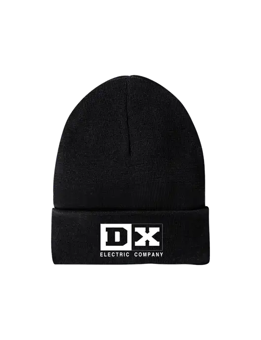 Recycled Black Beanie w/DX Logo