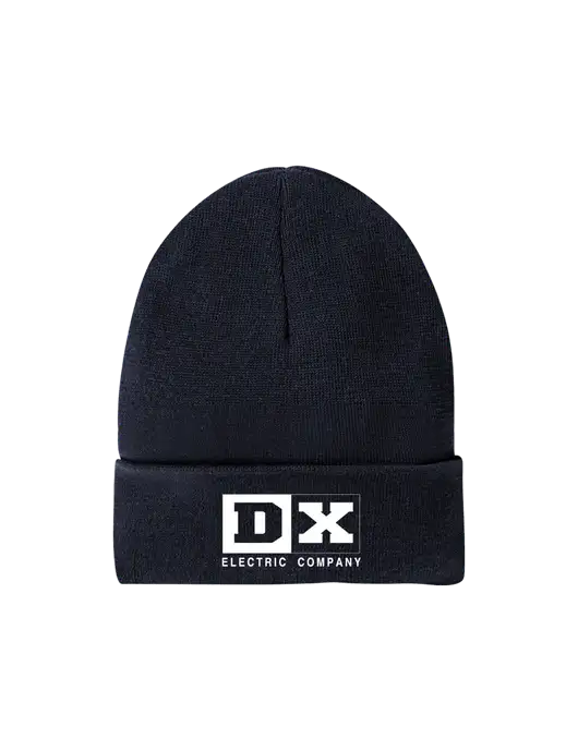 Recycled True Navy Beanie w/DX Logo