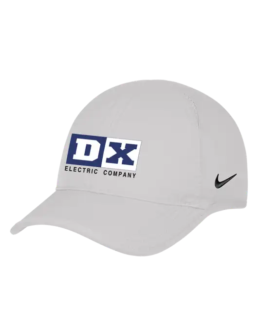 Nike White Featherlight Cap w/DX Logo