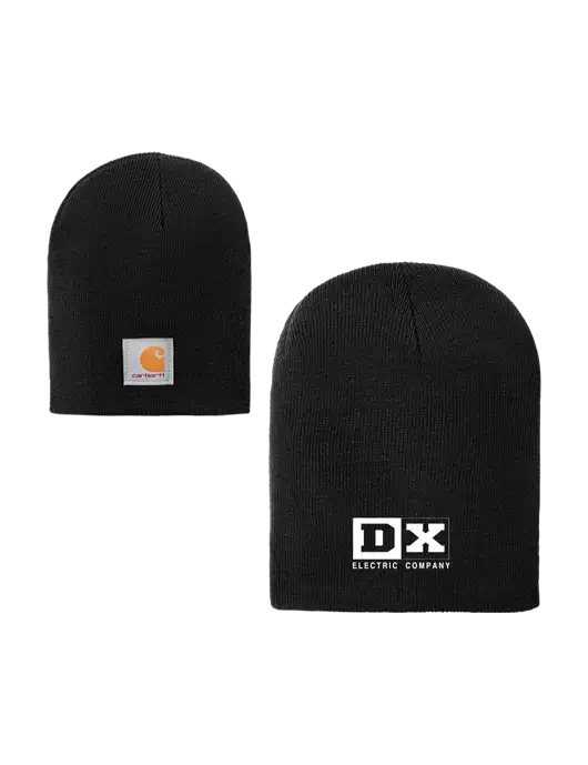 Carhartt Black Acrylic Knit Hat w/DX Logo