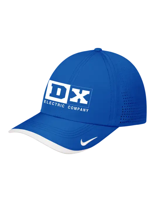 Nike Royal/White Dri-FIT Perforated Performance Cap w/DX Logo