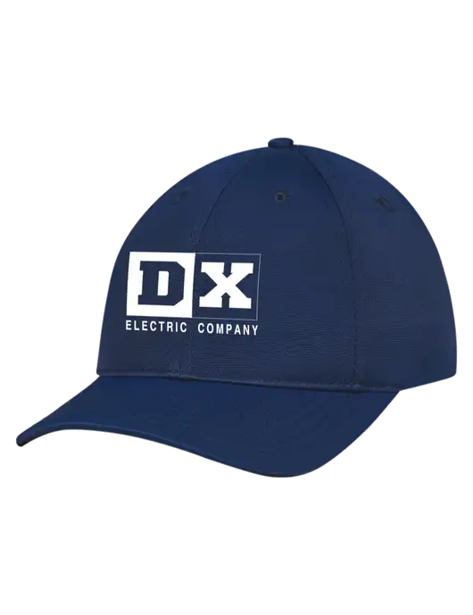 Navy Nylon Twill Performance Cap w/DX Logo