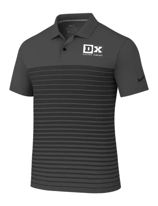 Nike Dark Grey Dri-FIT Vapor Block Polo w/DX Logo